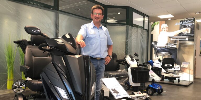Volker Kallinowski erweitert das Angebot seines Sanitätshauses Frick.