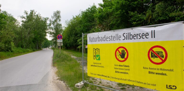 Tickets für den Besuch des Silbersees II müssen vorab online bestellt werden.