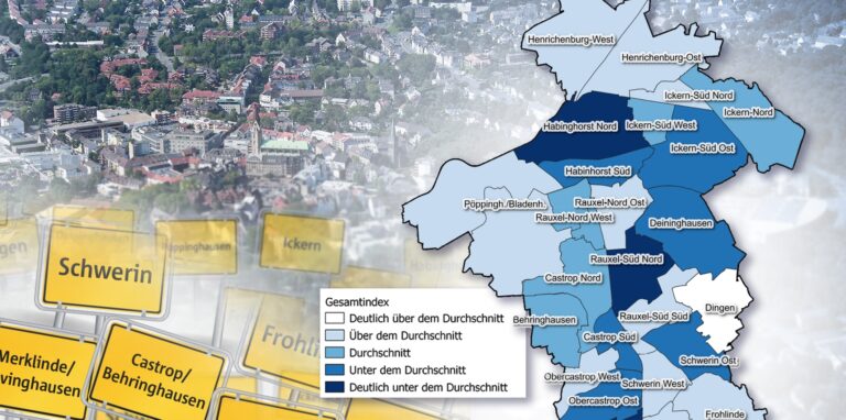 Der Sozialbericht zeigt, wie gut die Lebenslagen in 25 Sozialräumen sind.