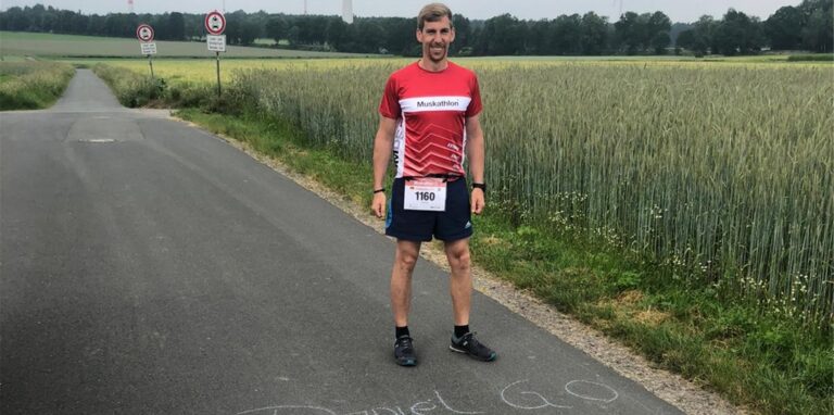 Daniel Timmer ist beim Muskathlon über sich hinaus gewachsen.