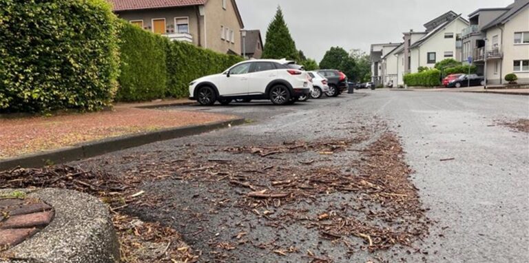 Vielleicht müssen Straßen stellenweise noch gefegt werden, der große Schaden jedenfalls blieb nach dem Starkregen in den städtischen Einrichtungen aus.
