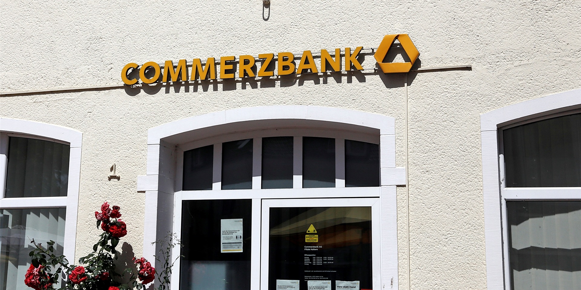 Die Filiale der Commerzbank in Haltern wird endgültig geschlossen.