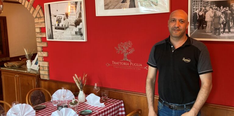 Nunzio Marcucci macht das erste Mal mit seiner Trattoria Puglia beim Menükarussell mit.