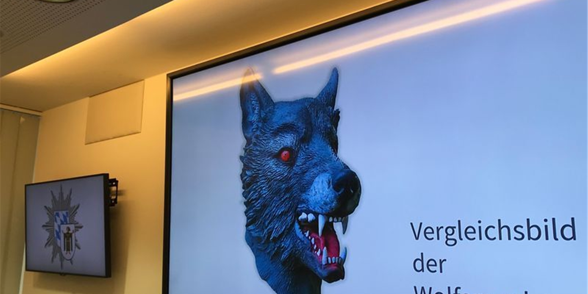 Ein Mann mit einer Wolfsmaske zerrte ein Mädchen in ein Gebüsch und vergewaltigte das Kind.