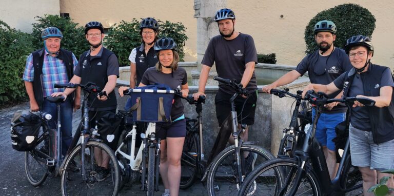 Das Lembeck-Rhader Team der „Querfeldein-Tour“ quer durch Deutschland.