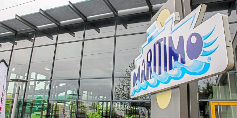 Der Eingangsbereich des Maritimo-Freizeitbades.