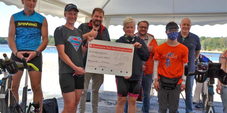 Im vergangenen Jahr kam bei dem Spinning-Event eine stolze Summe für das Ernst-Lossa-Haus zusammen.