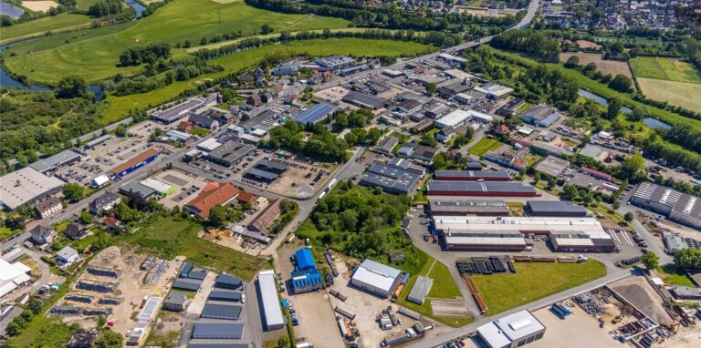 Haltern (hier das Gewerbegebiet zwischen Ikenkamp und Recklinghäuser Straße) wird als Fördergebiet nicht höher gestuft.