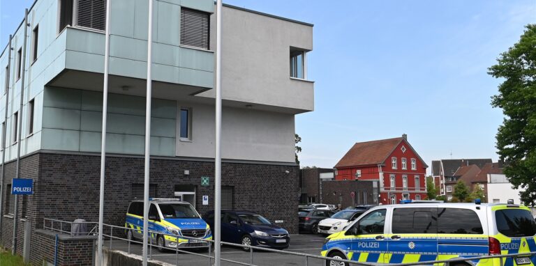 In der Polizeiwache hat es gebrannt.