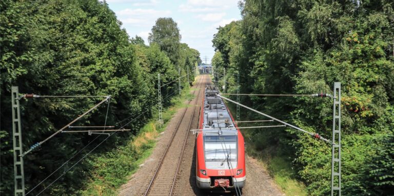 Auf zwei Gleise soll auch die Bahnstrecke zwischen Dortmund und Münster ausgebaut werden.