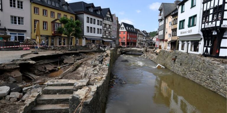 Das Hochwasser der Erft verwüstete Mitte Juli den historischen Kern der Stadt.