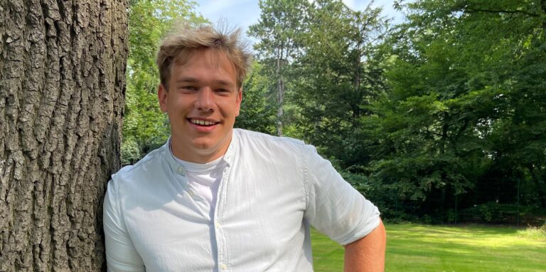Der Bundestagkandidat der Grünen, Nils Stennei.