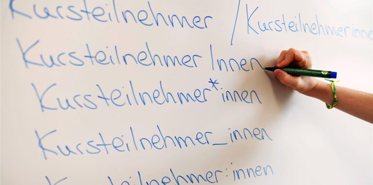 So sehen Gender-Schreibweisen aus.