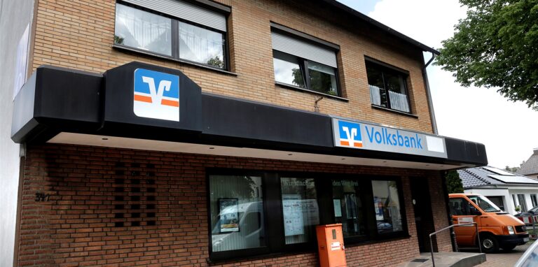 Am 10. Februar 2017 wurde die Volksbank-Filiale in Flaesheim – hier ein Archivfoto – überfallen. Möglicherweise war dieser Überfall aber fingiert.