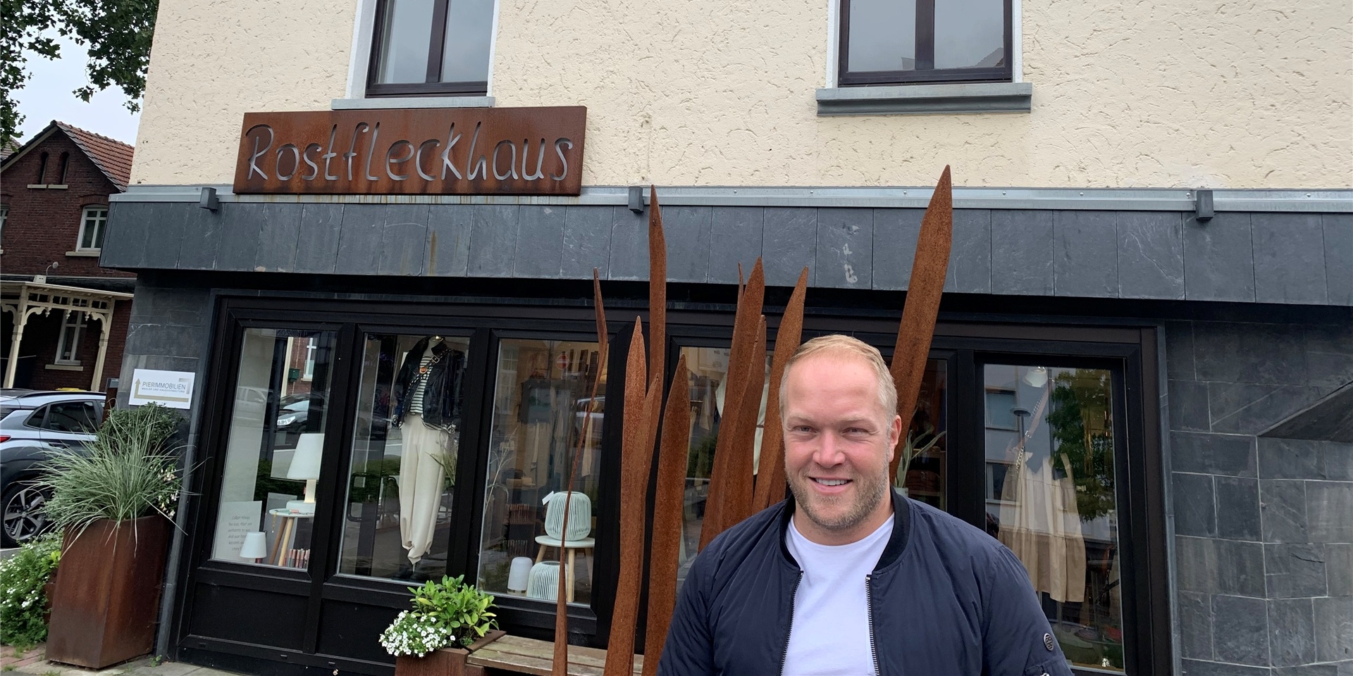 Björn Schult ist der Eigentümer des „Rostfleckhauses“.