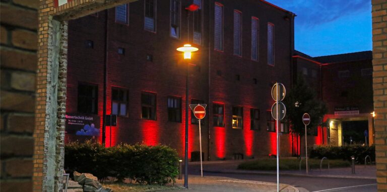 Stimmungsvolle Location für Konzerte: die Schwarzkaue – hier während der Night of Light, die schon im Juni 2020 auf die Probleme der Veranstaltungswirtschaft hinweisen sollte.