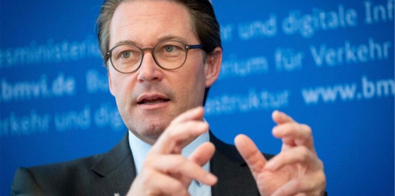 Andreas Scheuer (CSU), Bundesminister für Verkehr und digitale Infrastruktur.