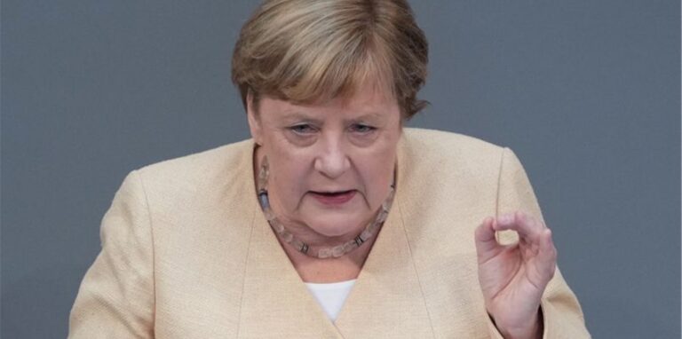 «Der beste Weg für unser Land ist eine CDU/CSU-geführte Bundesregierung mit Armin Laschet als Bundeskanzler»: Angela Merkel.