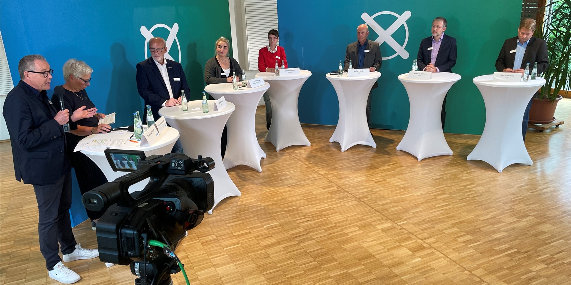 Sechs Direktkandidaten aus dem Wahlkreis 125 trafen direkt aufeinander.