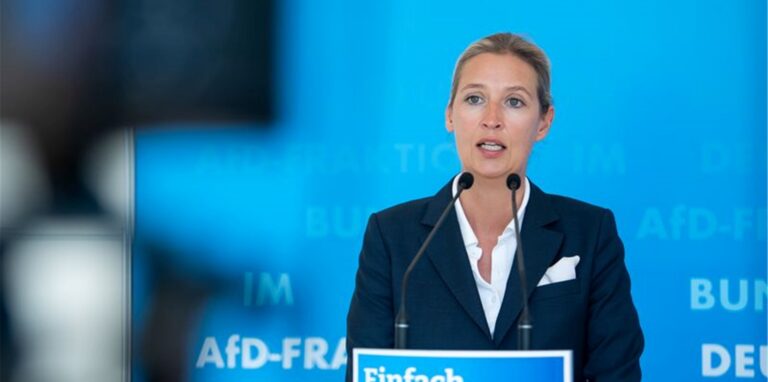 Alice Weidel, Spitzenkandidatin der AfD für die Bundestagswahl am 26. September.