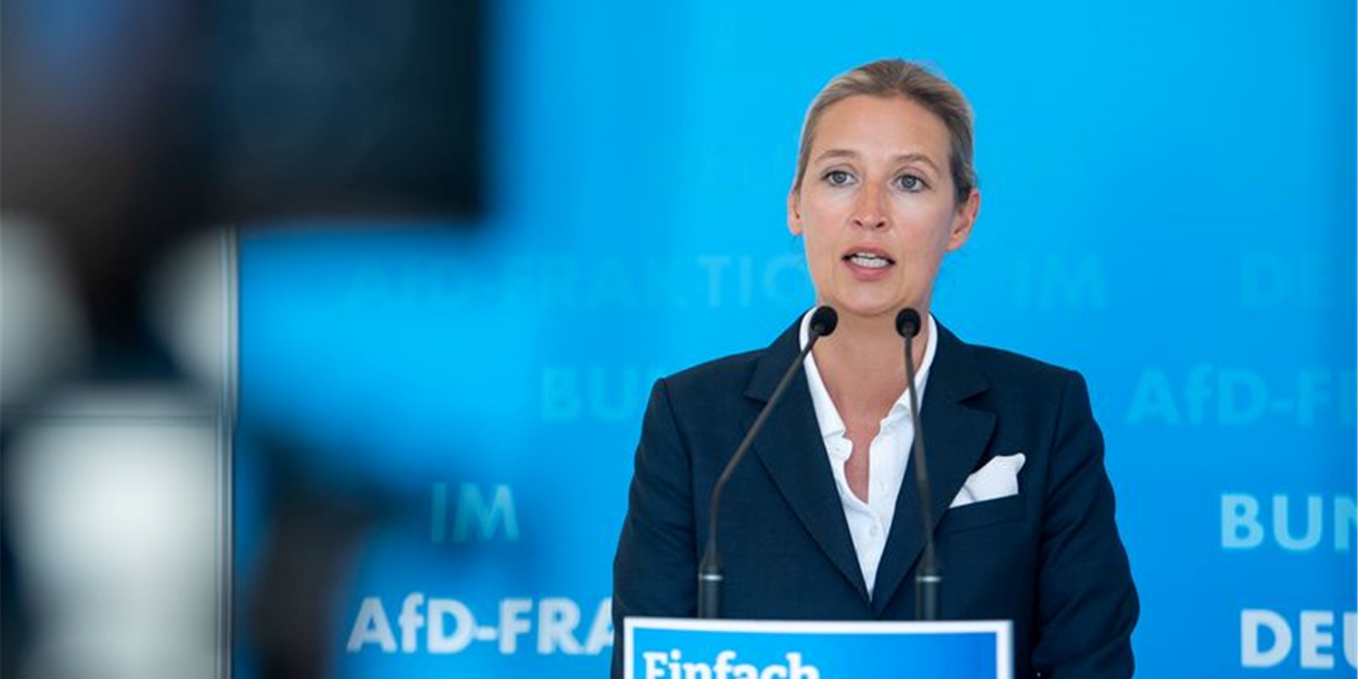 Alice Weidel, Spitzenkandidatin der AfD für die Bundestagswahl am 26. September.