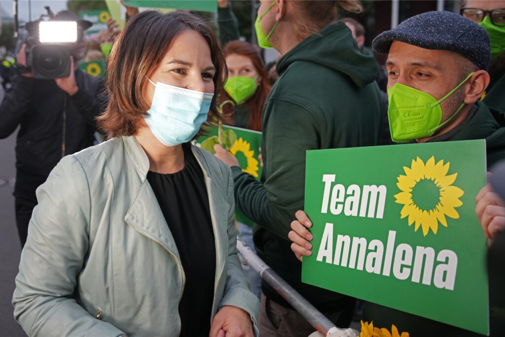 Annalena Baerbock, Spitzenkandidatin von Bündnis 90/Die Grünen und deren Parteivorsitzende