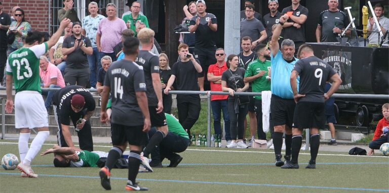 Marcel Koch war gegen BVH Dorsten der beste Hammer, brachte seine Mannschaft aber durch ein unnötig hartes Einsteigen und folgende Rote Karte in Unterzahl. Gegen BVH gewannen die Löwen zwar auch ohne Koch noch, er ist aber für das Spiel in Gahlen gesperrt.