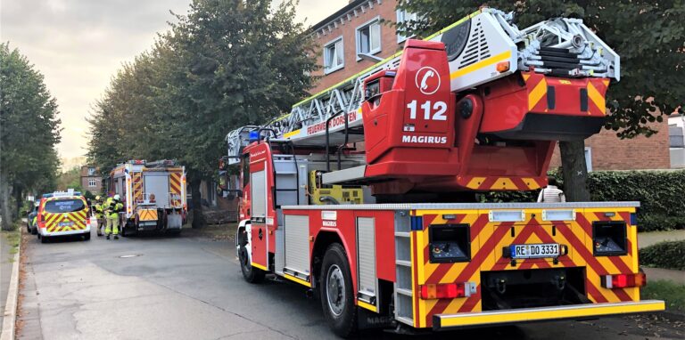 Die Feuerwehr wurde am Montagnachmittag zum Voßkamp gerufen.