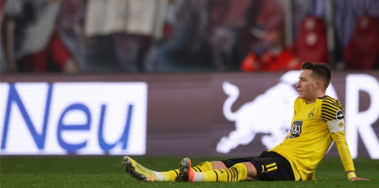 BVB-Kapitän Marco Reus war mit der taktischen Ausrichtung unzufrieden.