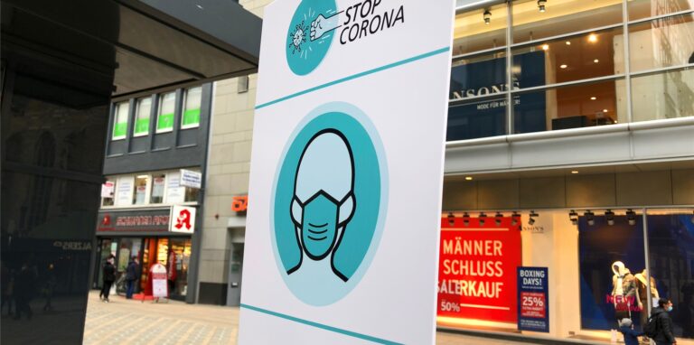 Kurz nach Beginn der Corona-Pandemie verhängte die Stadt Dortmund eine Maskenpflicht für die Innenstadt.