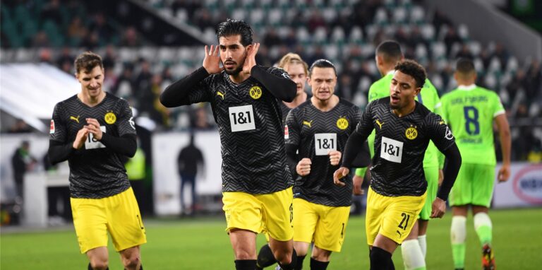Emre Can lobt nach dem Sieg in Wolfsburg die mannschaftliche Geschlossenheit des BVB.