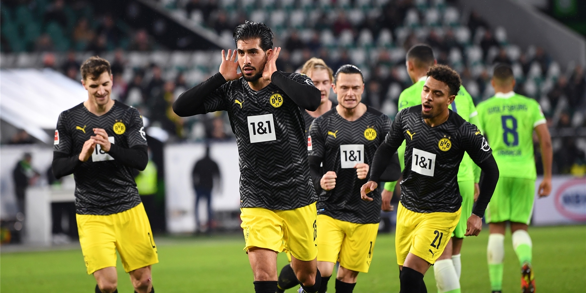 Emre Can lobt nach dem Sieg in Wolfsburg die mannschaftliche Geschlossenheit des BVB.