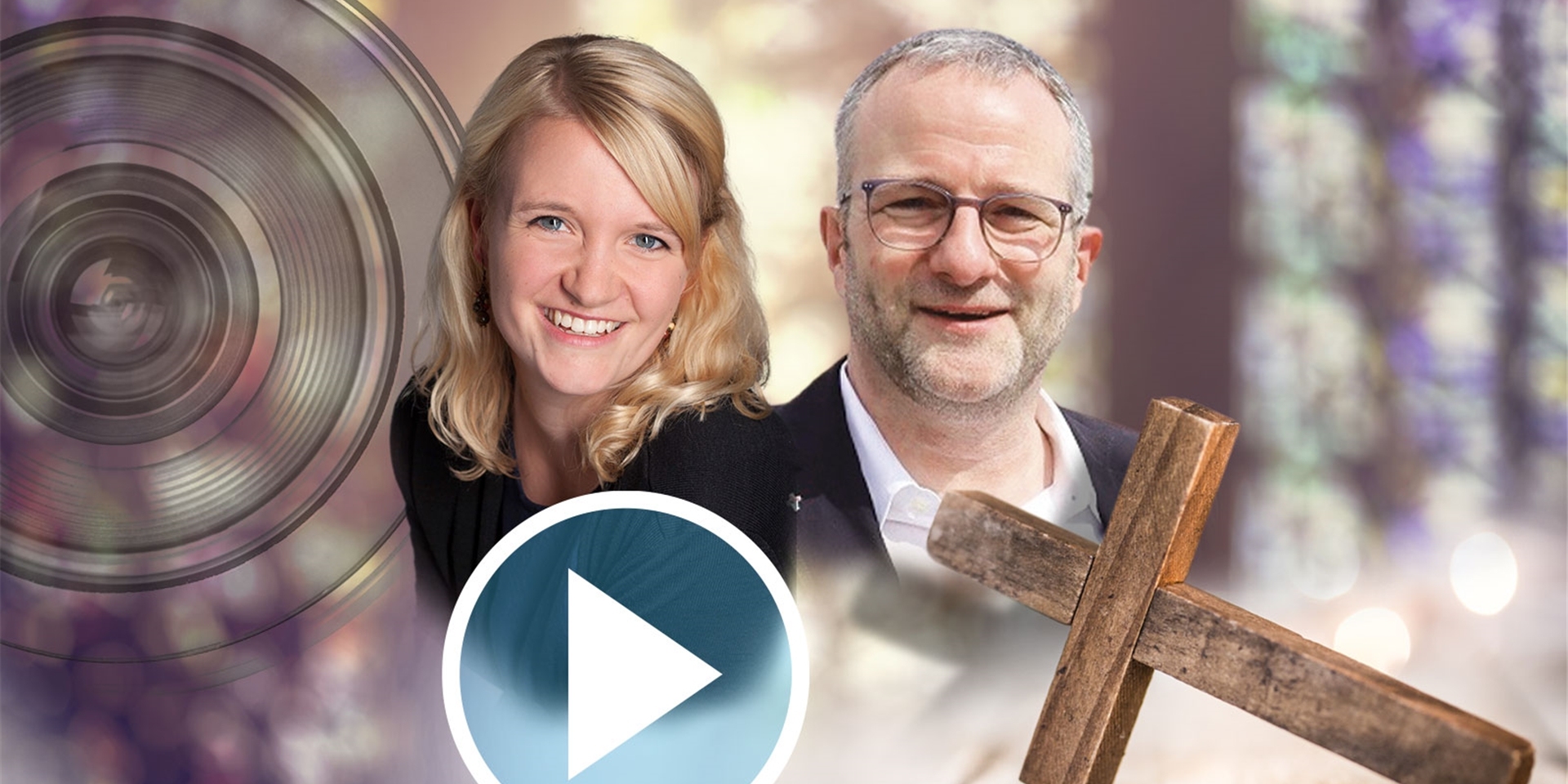 Pfarrerin Christine Jürgens und Pfarrer Guido Hoernchen.