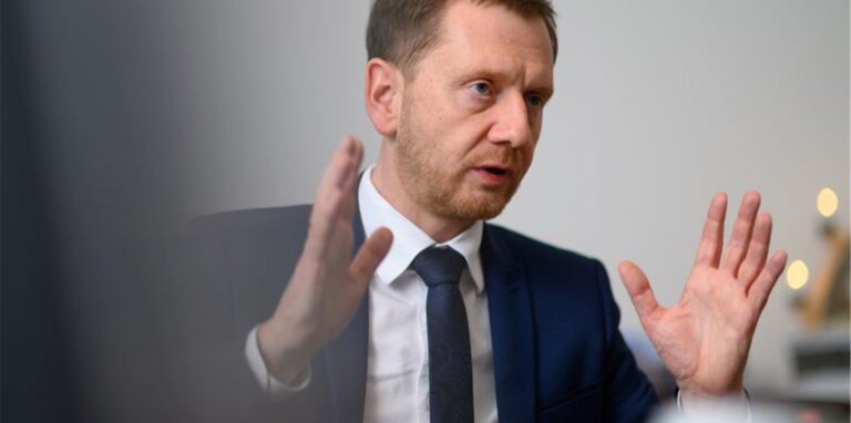 Michael Kretschmer (CDU), Ministerpräsident von Sachsen, will sich nicht einschüchtern lassen.