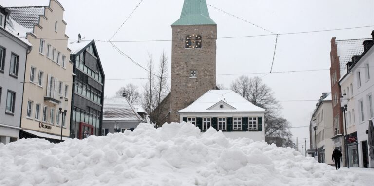 Im Februar erlebte Dorsten einen Wintereinbruch wie schon lange nicht mehr.