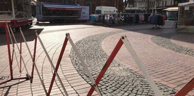 Der Wochenmarkt auf dem Marktplatz am 28. Dezember wird nicht stattfinden.