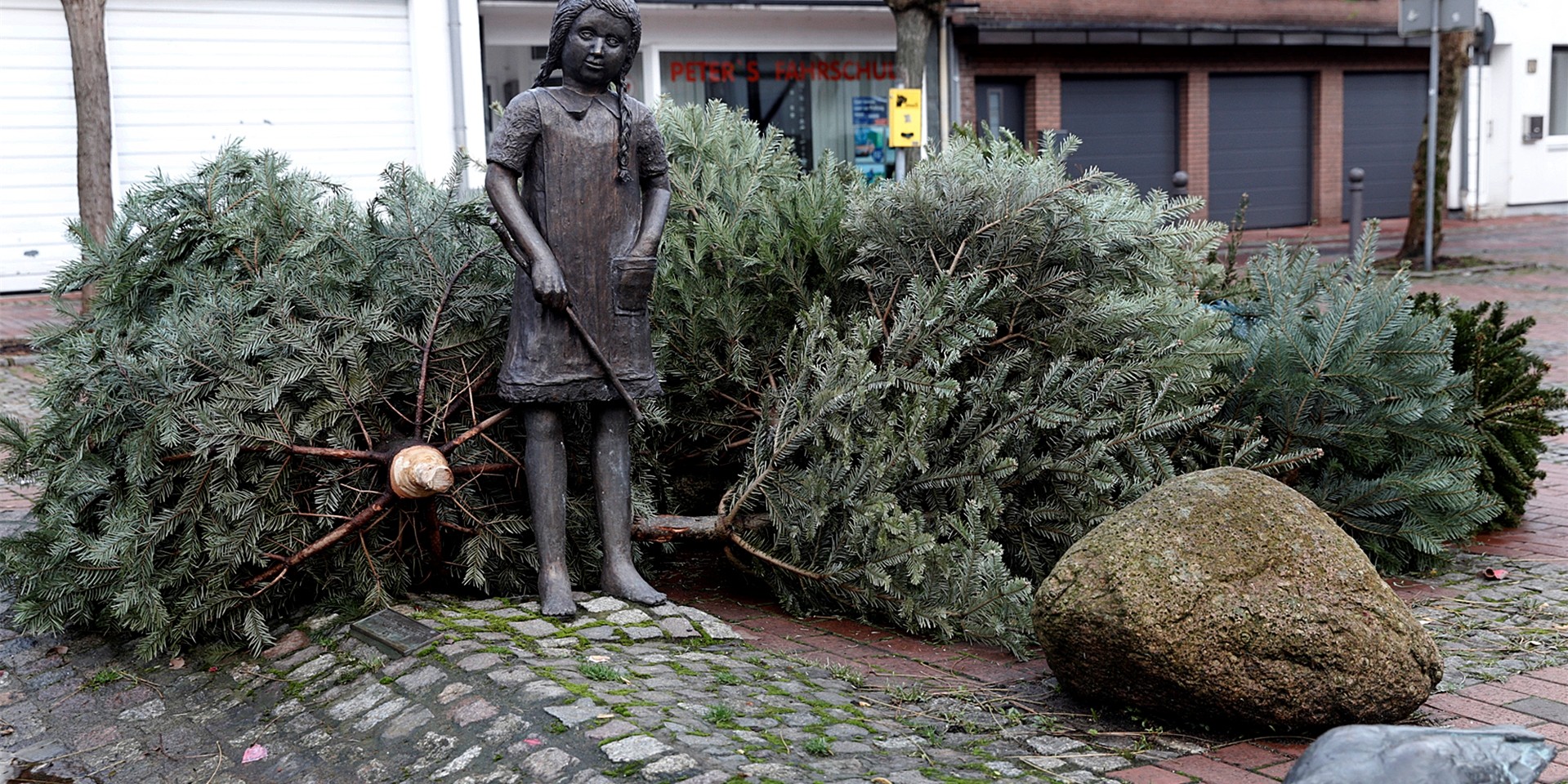 Sammelstellen für Weihnachtsbäume wird es im kommenden Jahr nicht geben.