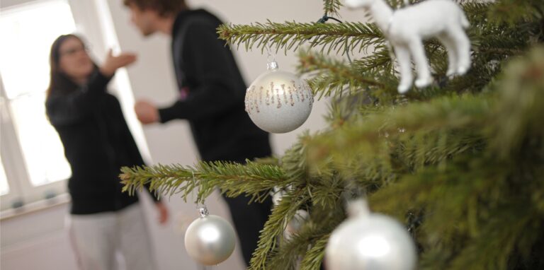 Das zweite Weihnachtsfest unter Einfluss der Corona-Pandemie steht an. Damit Maske, Impfung und Maßnahmen nicht für hitzige Diskussionen sorgen, hat unser Experte einige Ratschläge parat. (Symbolbild)