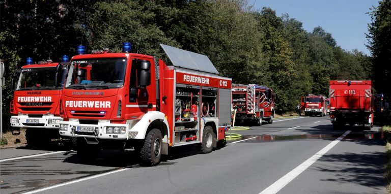 Die Feuerwehr muss auch bei hohen Infektionszahlen ihre Einsatzbereitschaft erhalten.