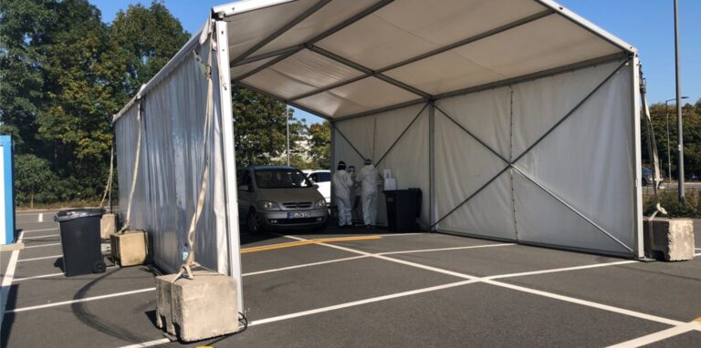 Im Testzentrum am Stadtmittelpunkt können sich die Castrop-Rauxeler unter anderem testen lassen.