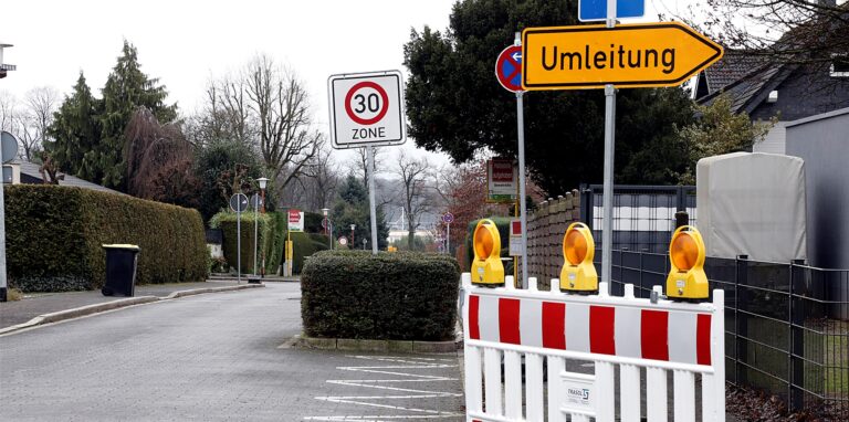Die Sanierung der Seestraße geht weiter. Dazu wird sie abschnittsweise erneut gesperrt.