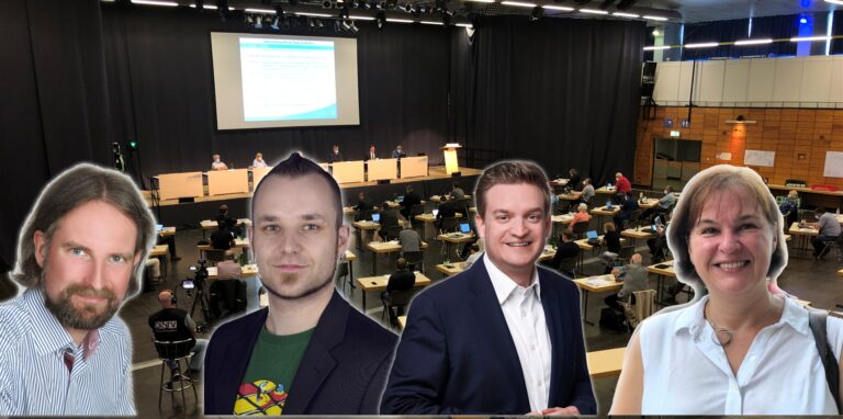 Kommunalpolitiker erhalten Aufwandsentschädigungen für ihre ehrenamtliche Arbeit. Fraktionsvorsitzende wie (v.l.) Daniel Molloisch, Andreas Kemna, Michael Breilmann und Annette Korte erhalten deutlich mehr als einfache Ratsleute.
