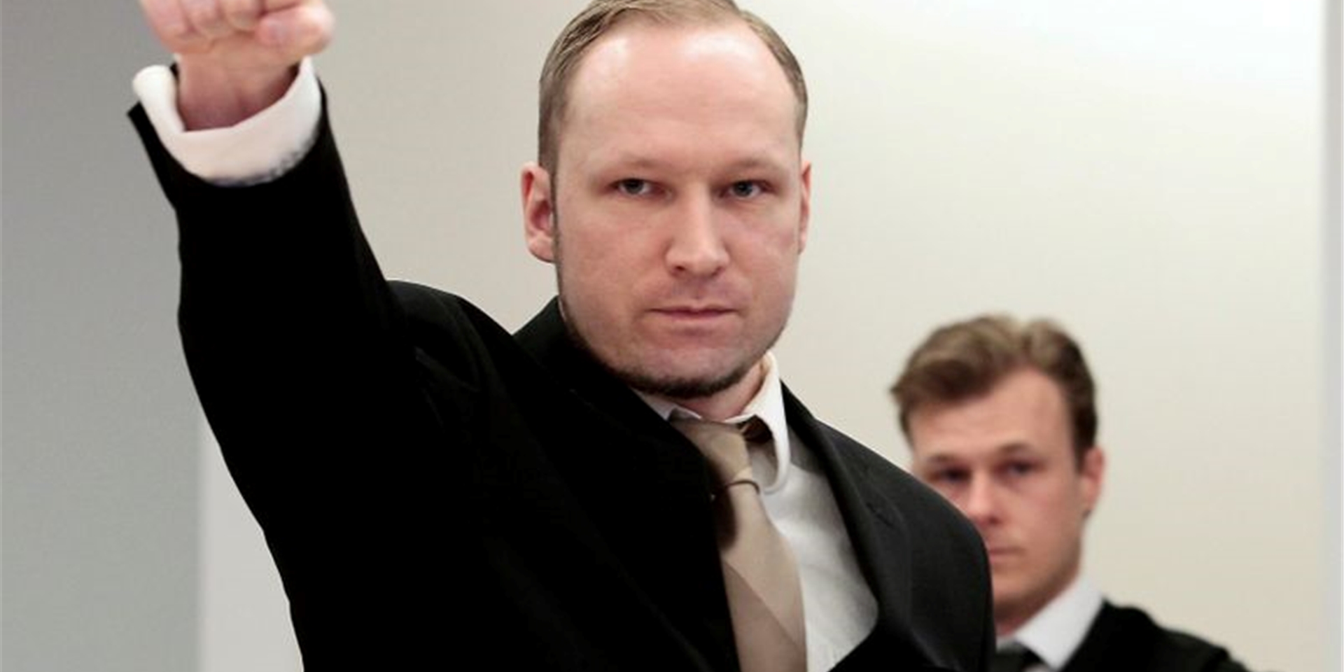 Der angeklagte Norweger Anders Behring Breivik im Gerichtssaal. (Archivbild)
