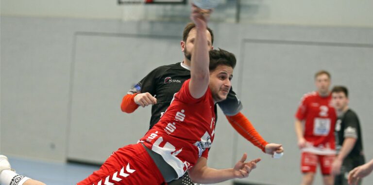 Hat sich im Verlauf der Saison deutlich gesteigert: Ahmad Al Masalmeh, Linksaußen des VfL Hüls, will den guten Lauf in Herbede fortsetzen.
