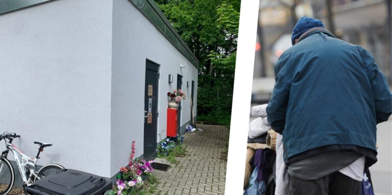 Die Obdachlosenunterkunft an der Pannhütt in Waltrop: Hier geschah die Gewalttat.