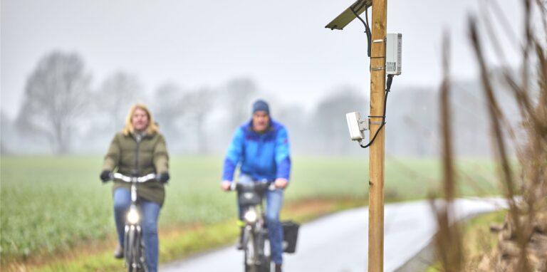 So sehen die Zählstation entlang der Route aus.