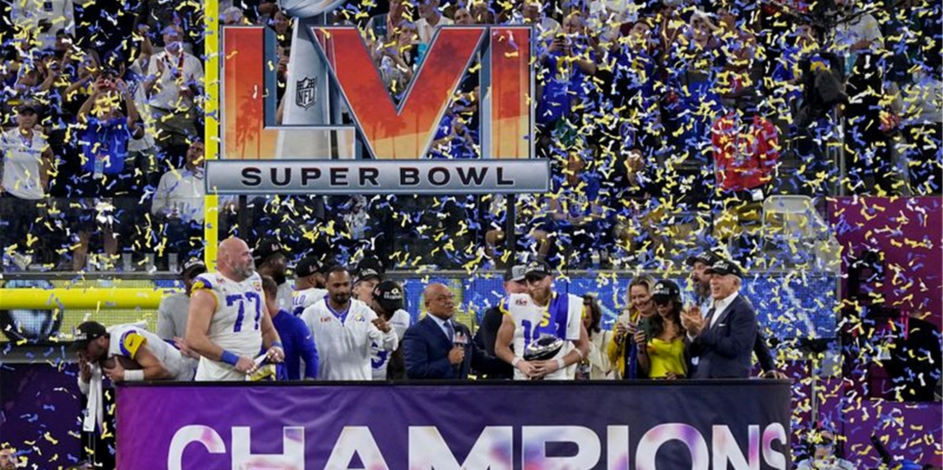 Die Los Angeles Rams sind die Super-Bowl-Champions.