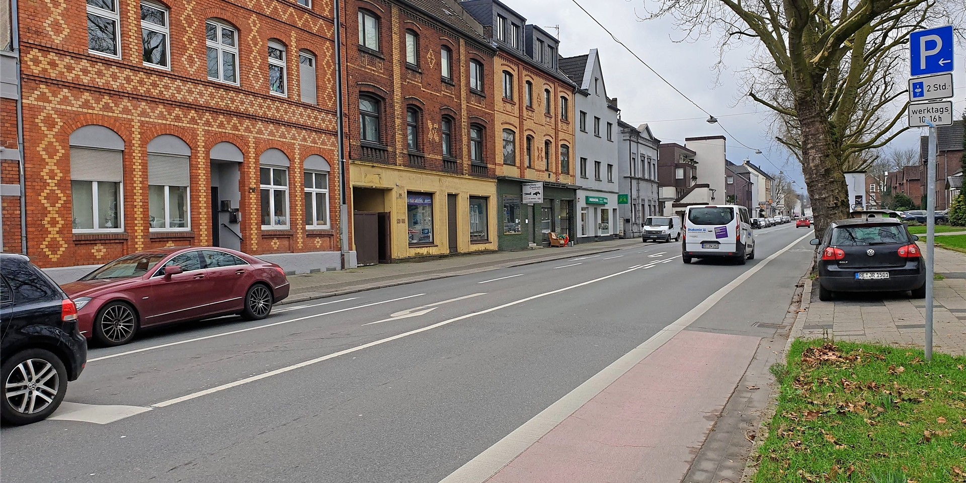 Hier auf der Kaiserstraße wird die Baustelle eingerichtet.