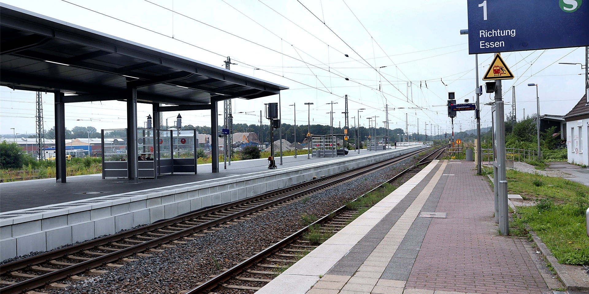 Am Halterner Bahnhof werden am Montag viele Fahrten ausfallen (Archivfoto).