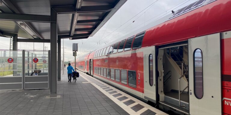 Der Zugverkehr in Haltern ist gerade beeinträchtigt.